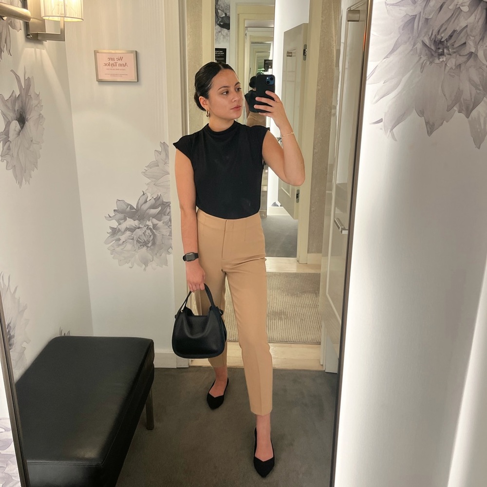 Ann Taylor Petite High Waist Slim Pant